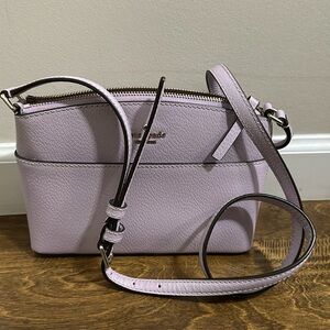 Kate Spade crossbody bag. Lavender color, small, barely used but no tags.